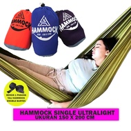 Ultralight Single Hammock - Hanging Swing Bed - Hamock - Hamok - Hamuk - Swing Hammock Swing Hammock