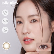 [มาใหม่]คอนแทคเลนส์รายเดือน Jolly Blink สี Teddy Bear Brown (แถมฟรีตลับแช่ในกล่อง)