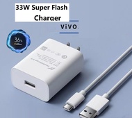 CROWNSTAR VIVO 33W Flash Charger Y76 Y1S V23E V21 S15 PRO S10 Flash Charger Type C Data Cable Fast Charger Set