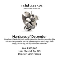TROLLBEADS bead bạc cao cấp Narcissus of December TAGBE-00038