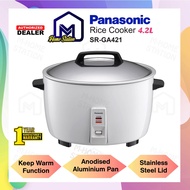Panasonic Big Capacity Conventional Rice Cooker ( 4.2L ) SR-GA421 / SR-GA421WSKN  Periuk Nasi Besar 