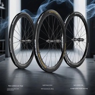 SUPERTEAM Light 50mm Ratchet System Lightweight Carbon Spokes, DISC Glossy Decal CARBON WHEELSET
