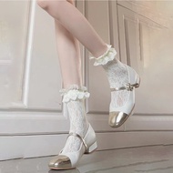 Japanese piled stockings, lace socks, lace socks