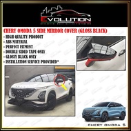 [CHERY OMODA 5 | E5] CHERY OMODA 5 OMODA E5 SIDE MIRROR COVER SHARK DESIGN (GLOSS BLACK)