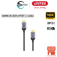 UNITEK Gaming DisplayPort 2.1 Cable 16K 60Hz & 8K 120Hz, 4K240Hz