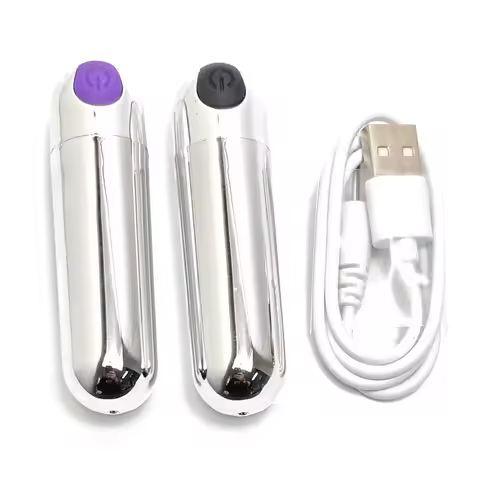 Powerful Bullet Vibrator USB Charging Waterproof Clitoral Stimulator Female Intimate Care Massager