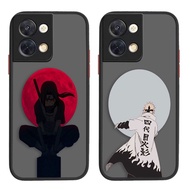 Matte Mobile Phone Cover Skin Feel Shockproof Phone Case Naruto Akastsuki Itachi Anime For OPPO Reno Z 2 3 4 5 F SE Pro 5G Reno 5 Pro Plus 6 7 8 Z Pro Plus 4G 5G