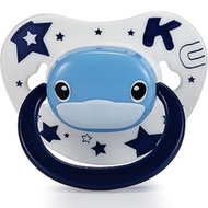 Kuku pacifier for babies 0-6 months orthodontic soft silicone flat nipple with lid 4x5cm ku5512