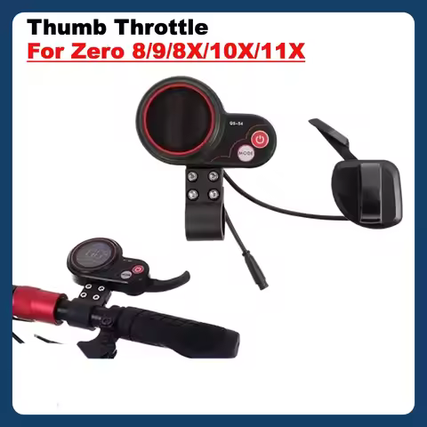For QS-S4 Electric Scooter Display - 6-Pin Thumb Throttle Module, 36V-72V Compatible with Zero 8/9/8