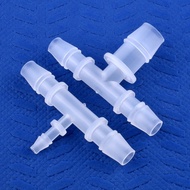 8/10mm to 4–16mm PP Reducing Tee Connector | Pagoda Hose Tee for Aquarium/Irrigation/Water Tube