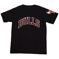 [366SH] MEN'S DISTRO T-SHIRT BULLS CHICAGO BULLS BLACK T-SHIRT