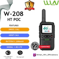 HT WINLAN WLN W-208 / HT POC SIM CARD / HT GSM 4G + HANDSFREE-Teguhbajasentosa