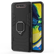 Carristo Samsung Galaxy A80 Car Holder Back Case Cover Shockproof Protection Casing Phone Mobile Hou