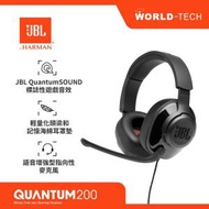 JBL - QUANTUM 200 有線罩耳式電競耳機 (帶吊杆式麥克風)
