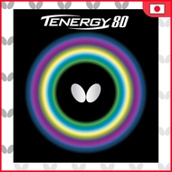 Butterfly Table Tennis Rubber Tenergy 80 - Red, Thick and Medium Thickness Options