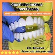 Gigi Palsu Instan Atas Bawah Snap on Smile Original 100%