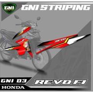 Motorcycle Accessories Striping Sticker Revo fi new, Revo fit - Cool Variation Sticker