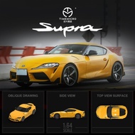 Time Micro 1:64 Toyota Supra A90 Yellow Limited