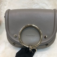 See By Chloe 灰色大金圈手袋 XB773