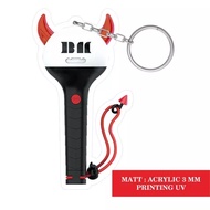 GANTUNGAN Kpop Lightstick Acrylic Keychain Baemon Babymonster GroupGirl
