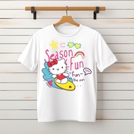 T-Shirts, unisex Shorts for Men and Women, Hello Kitty 26 - Down Form [HanoiSport]