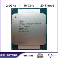 【Worldwide Delivery】 Intel Xeon E5 2666 V3 2.9Ghz 10-Core 135W LGA 2011-3 2666V3 Processor CPU