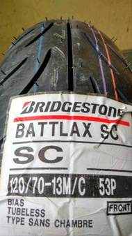 Ban Bridgestone Battlax Depan 120-70-13 SC Nmax motor