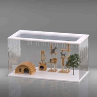 hamster bedding hamster cage large rumah hamster Kotak penternakan ayam rutin, sangkar hamster, sang