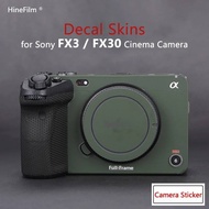 Hinefilm Skin for FX3 Camera Decal Skins FX30 Camera Skin for Sony ILME-FX3 / ILME-FX30 Camera Skin 