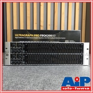 BEHRINGER FBQ6200 EQ เครื่องขยายเสียง เครื่องปรับแต่งเสียง เครื่องเสียง อีคิว FBQ 6200 HD FBQ-6200 +