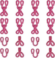 YELARXI Sewing Hooks and Eyes, 23mm Covered Hook Eye Sewing Closure Fasteners Sew on Snaps Fit for B