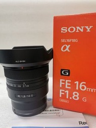 Sony 16mm F1.8 G FE 16 F1.8  剛剛7月買,行貨保養期至26年10月 轉會出售