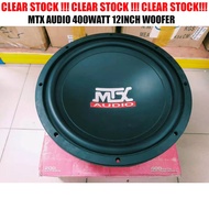 CLEAR STOCK  Woofer MTX Audio 400Watt Max 12inch Sub-woofer Car Audio System Speaker