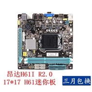 1155 Pin intel H61 itx 17x17 Colorful Rainbow mini mini Motherboard ASRock H61M-VG3