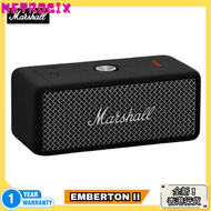 MARSHALL - Marshall 馬歇爾 EMBERTON II 便攜藍牙喇叭 (2代) #香港行貨 - 黑色 (Black &amp; Steel) #送$50超市現金券!