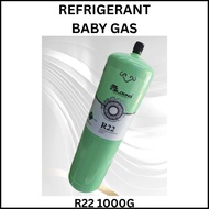 REFRIGERANT BABY GAS R22 WITH VALVE ( 1000G )