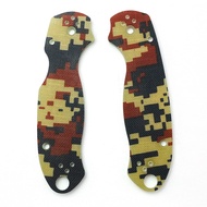 Spider C223Knife Handle Patch Spider G10Handle composite material Spyderco Para 3 Patch diy