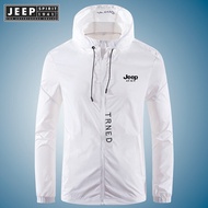 JEEP SPIRIT 1941 ESTD Sun protection clothing mens summer stand-up collar thin section breathable me