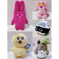 Preloved soft toy M28/ plushie Npochamu Craftholic pink rabbit Pink Panther Pui Pui Molcar Shiromo M