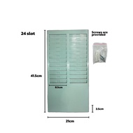 Punch Card Rack 24 Slot/ 50 Slot / 1 Punch Card Rack/ Punch Card Holder/ Time Card Rack/ Rak Kad Per