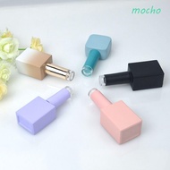 MOCHO Nail Polish Bottles, 10ML 15ML With Brush Nail Gel Bottles, Colorful Packing Empty Glass Nail 