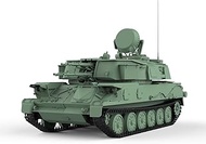 Unpainted 1/76 20mm Wargaming Military Model Kit Soviet ZSU-23-4 Shilka Self-Propelled Gun