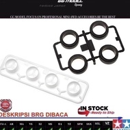 TAMIYA 95634 SMALL DIA NARROW TIRES (SOFT) & 3 SPOKE WHEELS
