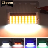 C5GOON 24V Ultrathin Trailer Truck Side Clearance Marker Lamp Warning Lights 72 LED COB Side Marker 