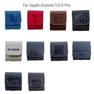 Fashion Leather For Airpods Case Silicone For Airpods 3 Case For Airpods Pro Case For Airpods 1/2 Case Covers For Airpods Cover