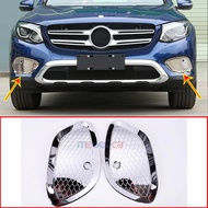 Fog Light Eyebrow Eye Lid Car Front Fog Lamp Light Cover Trim For Mercedes Benz GLC Class X253 GLC20