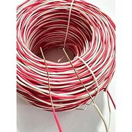 (3 mét) Dây đồng nguyên chất 1 lõi 2*0.5mm xoắn đôi, dây nối mạch điện, dây nhảy điện thoại