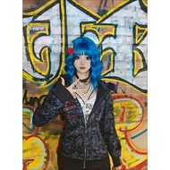 Mine Series Clothes Cat Ears Hat t Shibuya y2k y3k Asian Culture Millennium Skull Hooded Outer Wear 