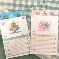 2026 Disney 365-Day Planner Annual Calendar Three-Eyed Monster Stitch Toy Story 115 Stationery Illus