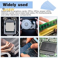 A&W 10Pcs M.2 Thermal Pad With 6.0 W/mk Thermal Conductivity Reusable Silicone GPU Heat Dissipating 